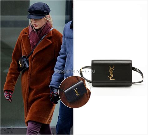 taylor swift ysl kate belt bag|Taylor Swift handbags.